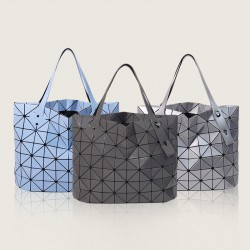 Japanese diamond-shaped rock bag, horizontal commuting large-capacity handbag, shoulder bag for women, fashionable tote bag, commuting shopping bag