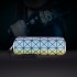 Creative and simple stationery pen case, large-capacity diamond-shaped geometric gift bag, PU material square box portable storage bag