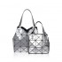 The original factory's September new diamond bag, mirror geometric diamond-shaped hand-held bag, small square bag, mini hand-held bag, shoulder bucket bag