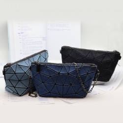 Single-shoulder women's bag, 2021 new style trendy diamond-shaped chain bag, fashionable, individual and creative denim craft crossbody bag customization