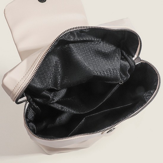 Niche high-end backpack, women's large-capacity soft leather backpack, versatile travel bag, casual and simple diamond-shaped hand-carried schoolbag Niche high-end backpack, women's large-capacity soft leather backpack, versatile travel bag, casual and simple diamond-shaped hand-carried schoolbag