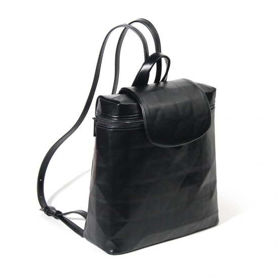 Niche high-end backpack, women's large-capacity soft leather backpack, versatile travel bag, casual and simple diamond-shaped hand-carried schoolbag Niche high-end backpack, women's large-capacity soft leather backpack, versatile travel bag, casual and simple diamond-shaped hand-carried schoolbag