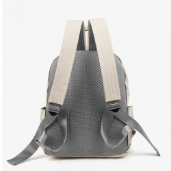 The 2024 new style of fashionable and versatile large-capacity backpack for women, a Japanese diamond-shaped casual travel single-shoulder backpack trend
