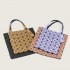 The 2022 Japanese new seven-compartment single-shoulder bag, geometric diamond-shaped versatile tote bag, and the same hand-held shopping women's bag as the Internet celebrity